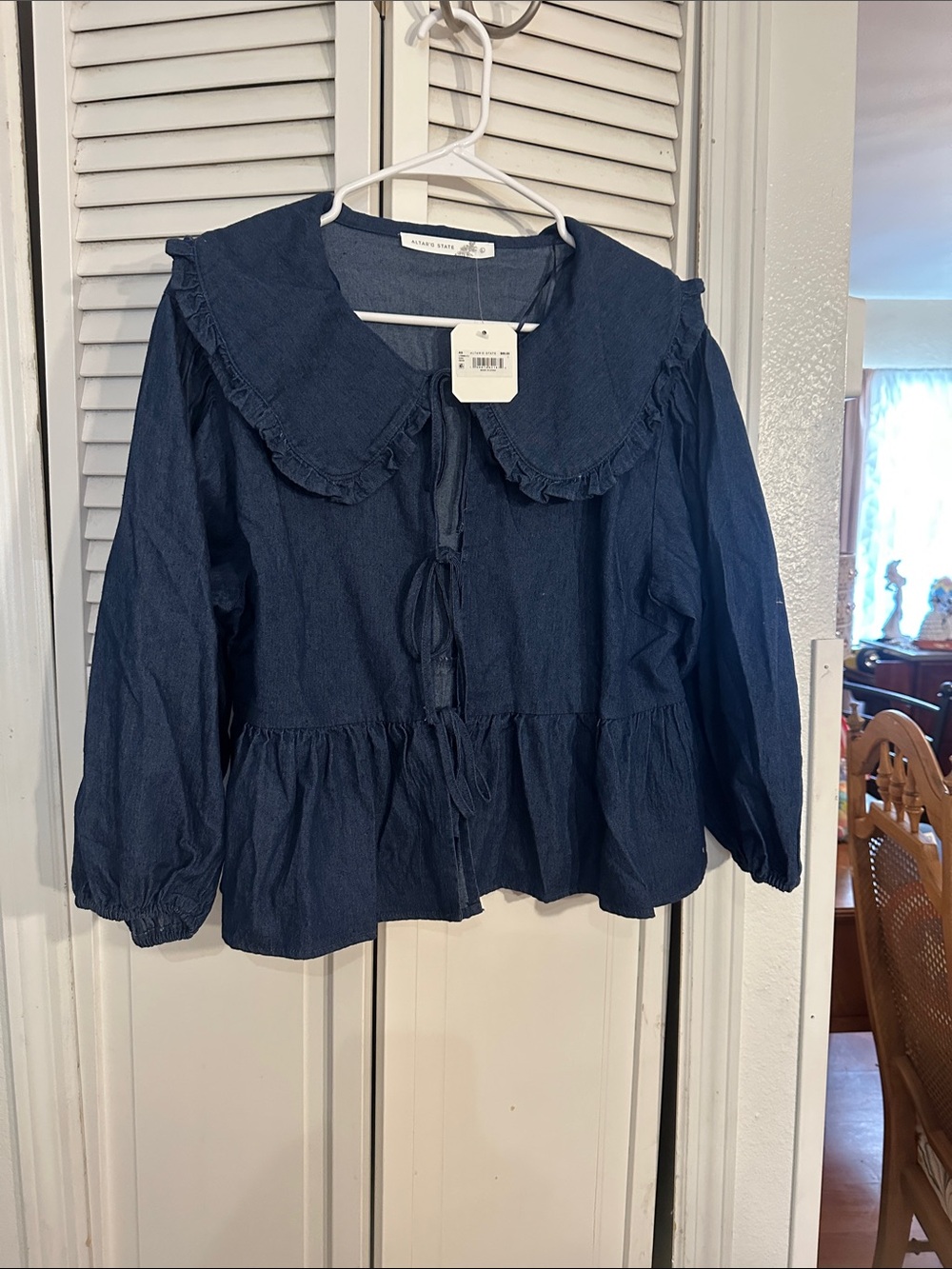 Altar'd State Dark Denim Top